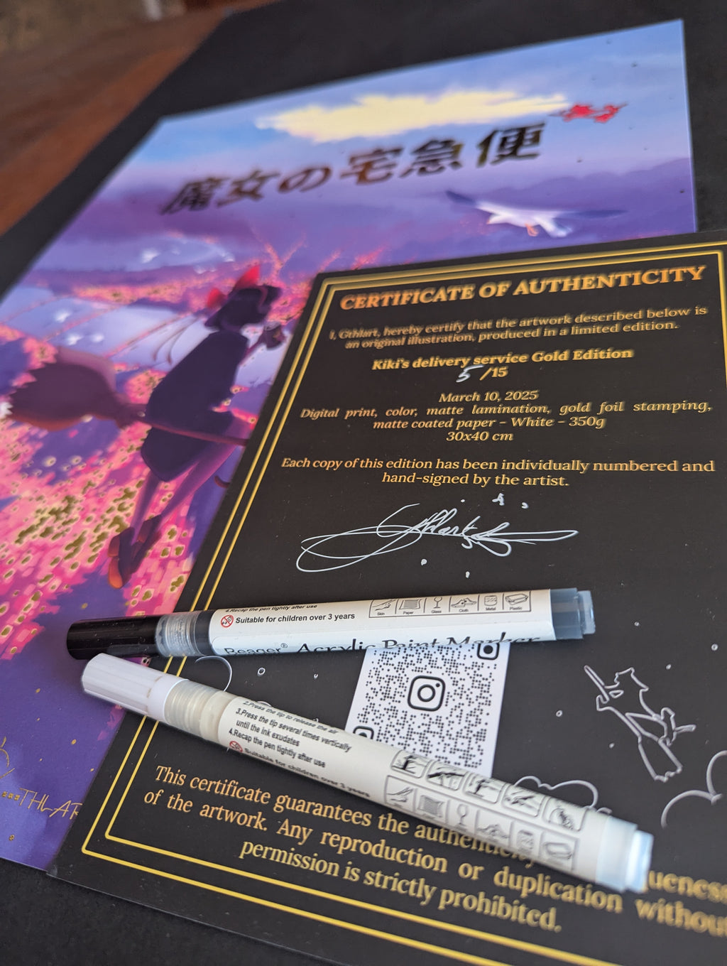 Edition limitée: Kiki la petite sorciere reflet gold