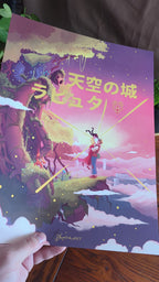 Edition limitée: Le chateau dans le ciel reflet gold